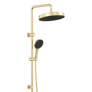 Kuro Twin Shower, Round Head, Urban Brass by Fienza, a Shower Heads & Mixers for sale on Style Sourcebook