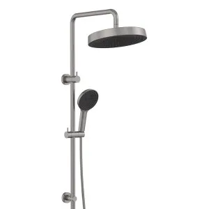 Kuro Twin Shower, Round Head, Gun Metal by Fienza, a Shower Heads & Mixers for sale on Style Sourcebook