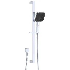 Kuro Rail Shower Soft Square Head , Chrome by Fienza, a Shower Heads & Mixers for sale on Style Sourcebook