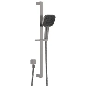 Kuro Rail Shower Soft Square Head , Gun Metal by Fienza, a Shower Heads & Mixers for sale on Style Sourcebook