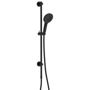 Kuro Rail Shower Round, Matte Black by Fienza, a Shower Heads & Mixers for sale on Style Sourcebook