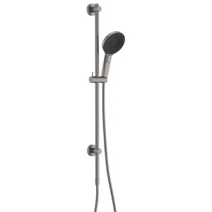Kuro Rail Shower Round, Gun Metal by Fienza, a Shower Heads & Mixers for sale on Style Sourcebook