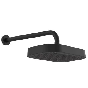 Kuro Shower Arm Set, Soft Square Head, Matte Black by Fienza, a Shower Heads & Mixers for sale on Style Sourcebook