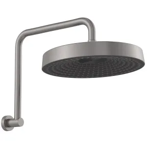 Kuro Gooseneck Shower Arm Set, Round Head, Gun Metal by Fienza, a Shower Heads & Mixers for sale on Style Sourcebook