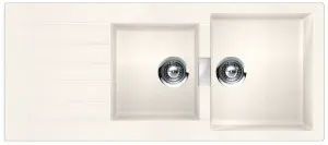 Abey Schock Signus 1 and 3/4 Bowl Sink with Drainer D200W by Abey, a Kitchen Sinks for sale on Style Sourcebook