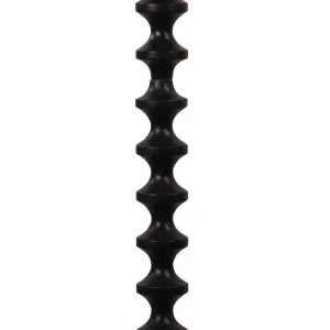 Oriel Lighting Spindle Curvy Sculptured Wood Floor Lamp - Black by Oriel Lighting, a Lamps for sale on Style Sourcebook