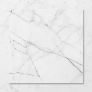 Aphrodite Statuario Tide (Satin) 600x600 by Sanctuary Makers, a Stone Look Tiles for sale on Style Sourcebook