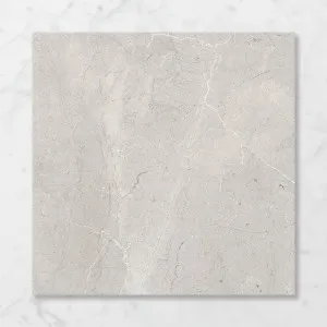 Pietra Rhodes Ice Grey (Satin) 600x600 by Sanctuary Makers, a Stone Look Tiles for sale on Style Sourcebook