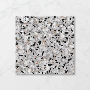 Terra Foray Cosmic Grey (Satin) 450x450 by Sanctuary Makers, a Terrazzo Look Tiles for sale on Style Sourcebook