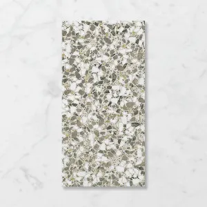 Terra Foray Olive Dream (Matt) 300x600 by Sanctuary Makers, a Terrazzo Look Tiles for sale on Style Sourcebook