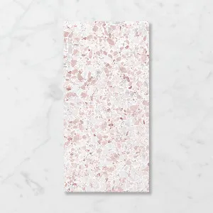 Terra Foray Strawberry Swirl (Matt) 300x600 by Sanctuary Makers, a Terrazzo Look Tiles for sale on Style Sourcebook