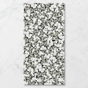 Terra Kosmo Deep Olive (Matt) 1200x600 by Sanctuary Makers, a Terrazzo Look Tiles for sale on Style Sourcebook