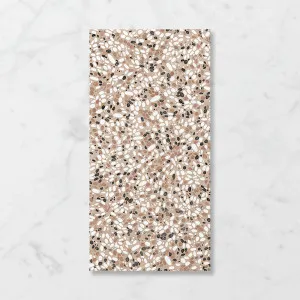 Terra Piccolo Red Earth (Satin) 300x600 by Sanctuary Makers, a Terrazzo Look Tiles for sale on Style Sourcebook
