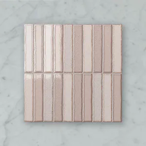 Zen Fingers (150x25) Sakura (Gloss) 300x300 by Sanctuary Makers, a Mosaic Tiles for sale on Style Sourcebook