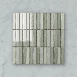 Zen Kit Kat (100x14) Hisui (Gloss) 300x300 by Sanctuary Makers, a Mosaic Tiles for sale on Style Sourcebook