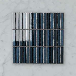 Zen Kit Kat (100x14) Gunjo (Gloss) 300x300 by Sanctuary Makers, a Mosaic Tiles for sale on Style Sourcebook
