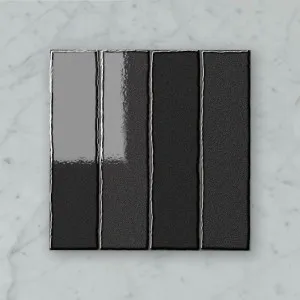 Zen Subway (300x75) Sumi (Gloss) 300x300 by Sanctuary Makers, a Mosaic Tiles for sale on Style Sourcebook