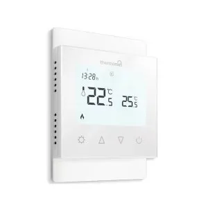 Thermogroup Thermotouch 7.6iG Glass Programmable Thermostat White 5220A by Thermogroup, a Heating, Cooling & Air for sale on Style Sourcebook