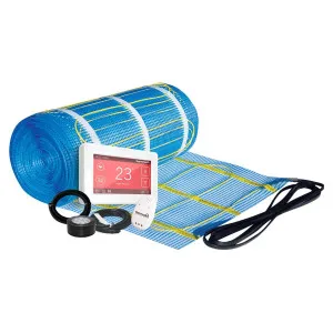 Thermogroup Thermonet In Screed and Bathroom 9m2 1800W Underfloor Heating Kit with Dual Thermostat 112018TD by Thermogroup, a Heaters for sale on Style Sourcebook
