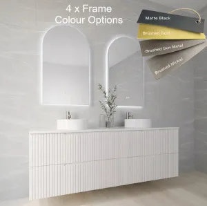Matte Black, 900mm x 550mm by Luxe Mirrors, a Vanity Mirrors for sale on Style Sourcebook
