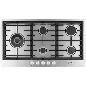 Brohn 90 cm Gas Cooktop Stainless Steel BRGC906IT by Brohn, a Cooktops for sale on Style Sourcebook