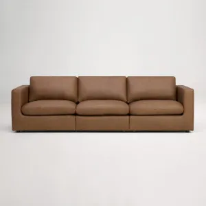 Hudson Mini 4 Seat Sofa, Tuscany Tan, by Lounge Lovers by Lounge Lovers, a Sofas for sale on Style Sourcebook