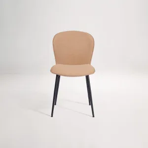 Evelyn Dining Chair, Tan PU, by Lounge Lovers by Lounge Lovers, a Dining Chairs for sale on Style Sourcebook
