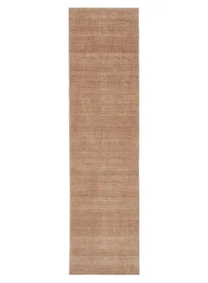 Zoey Brown Minimal Washable Runner Rug by Miss Amara, a Contemporary Rugs for sale on Style Sourcebook