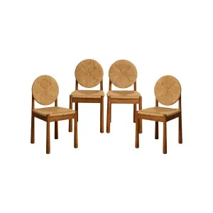 Marbella Dining Chair - Set of Four Bundle - Natural - Mocka by Mocka., a Dining Chairs for sale on Style Sourcebook
