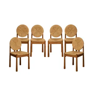 Marbella Dining Chair - Set of Six Bundle - Natural - Mocka by Mocka., a Dining Chairs for sale on Style Sourcebook
