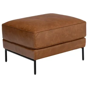 Allerdale Leather Ottoman, Natural Tan by Schots, a Chairs for sale on Style Sourcebook