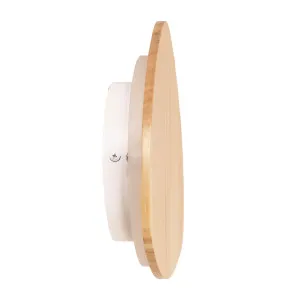 Oriel Lighting Reul Geometric Triangle LED Wall Light - Natural by Oriel Lighting, a Wall Lighting for sale on Style Sourcebook