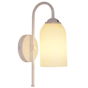 Oriel Lighting Arlington Opal Glass Decorative Wall Light - White by Oriel Lighting, a Wall Lighting for sale on Style Sourcebook