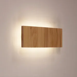 Oriel Lighting Rafter Small LED Wall Light - Scalloped wood by Oriel Lighting, a Wall Lighting for sale on Style Sourcebook