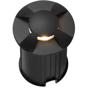Telbix Raker Multi-Beam LED Recessed Outdoor Step/Wall Light - Black by Telbix, a Outdoor Lighting for sale on Style Sourcebook