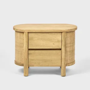 Coolum Bedside Table Natural by Florabelle Living, a Bedside Tables for sale on Style Sourcebook