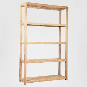Carfu Wooden Shelf 150x40x240 Natural by Florabelle Living, a Sideboards, Buffets & Trolleys for sale on Style Sourcebook