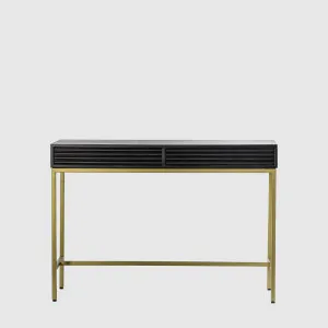 Ripple 2 Drawer Console Table 1100x400x780mm by Gallery Home, a Console Table for sale on Style Sourcebook