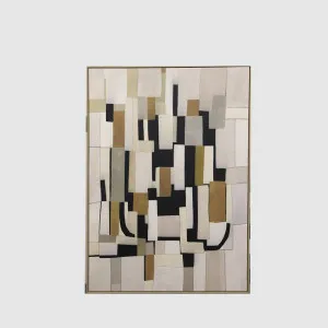 Mosaic Textured Canvas Wall Art 100x140cm by MRD Home, a Prints for sale on Style Sourcebook