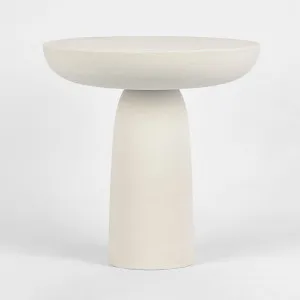 Pablo Side Table Round Chalk - Outdoor Undercover by MRD Home, a Coffee Table for sale on Style Sourcebook