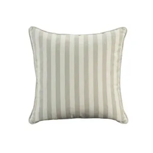 55Cm Throw Cushion Natural Wide Stripe by OneWorld Collection, a Cushions, Decorative Pillows for sale on Style Sourcebook
