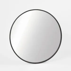 Palais Round Mirror Large Black by OneWorld Collection, a Mirrors for sale on Style Sourcebook
