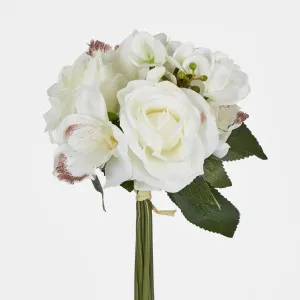 Rose Hydrangea and Cymbidium Orchid Bouquet White by JMC FLORALS, a Plants for sale on Style Sourcebook