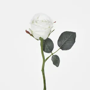 Jessica Rose Bud 31cm White by JMC FLORALS, a Plants for sale on Style Sourcebook