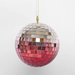 Disco Ball Hanging Small Fuchsia by Vixen & Velvet, a Christmas for sale on Style Sourcebook