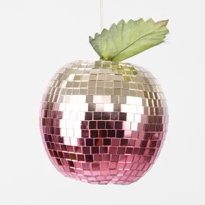 Disco Apple Decoration Large Fuchsia by Vixen & Velvet, a Christmas for sale on Style Sourcebook