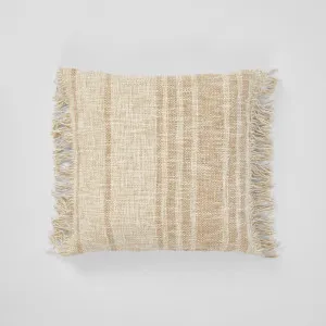 Cushion - Archer 50x50cm Natural/Mustard by MRD Home, a Cushions, Decorative Pillows for sale on Style Sourcebook