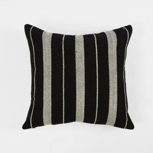 Cushion - Malik 50x50cm Black/White by OneWorld Collection, a Cushions, Decorative Pillows for sale on Style Sourcebook