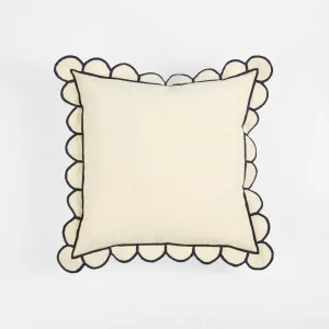 Cushion - Paree 50x50cm Natural/Blue by PERFECT PIECES, a Cushions, Decorative Pillows for sale on Style Sourcebook