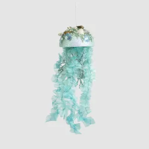 Fancy Jelly Fish Hanging Decoration Teal by Vixen & Velvet, a Christmas for sale on Style Sourcebook